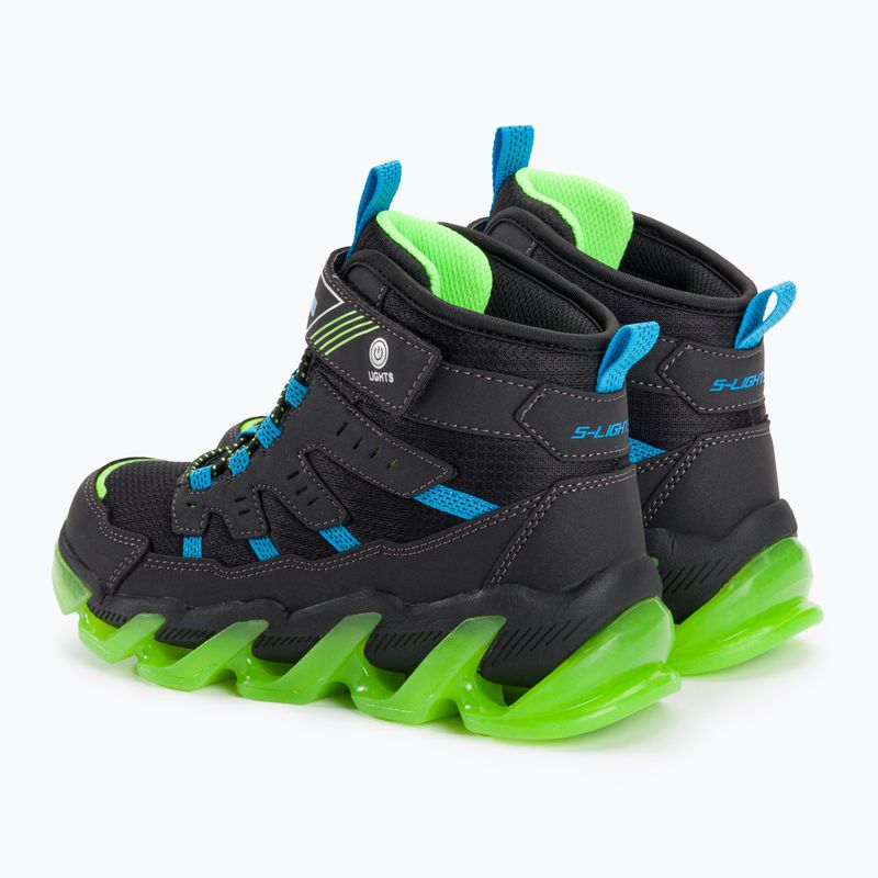 Кросівки дитячі SKECHERS Mega-Surge Flash Breeze black/blue/lime 3