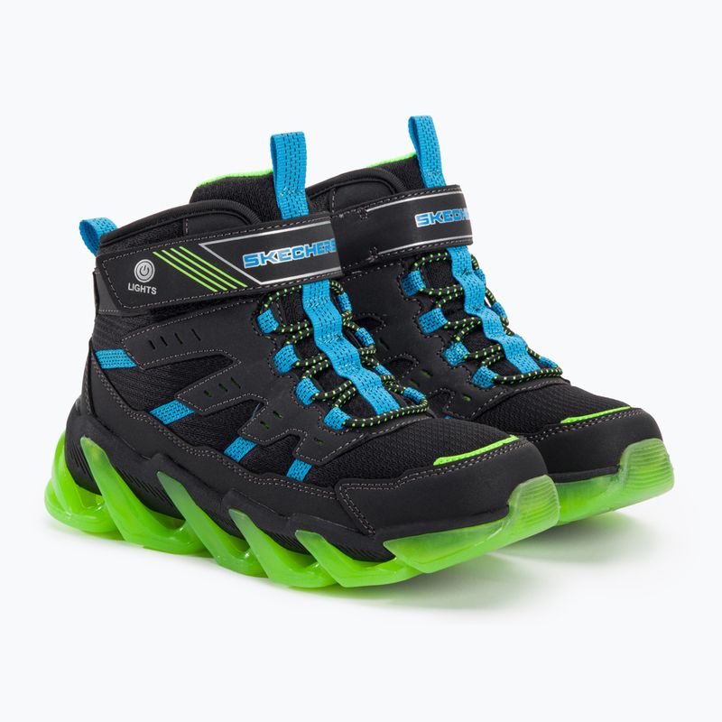 Кросівки дитячі SKECHERS Mega-Surge Flash Breeze black/blue/lime 4