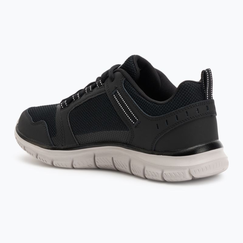 Кросівки чоловічі SKECHERS Track Knockhill black/lime 3