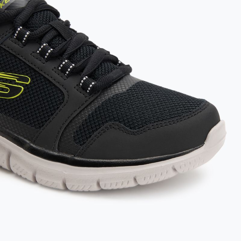 Кросівки чоловічі SKECHERS Track Knockhill black/lime 7