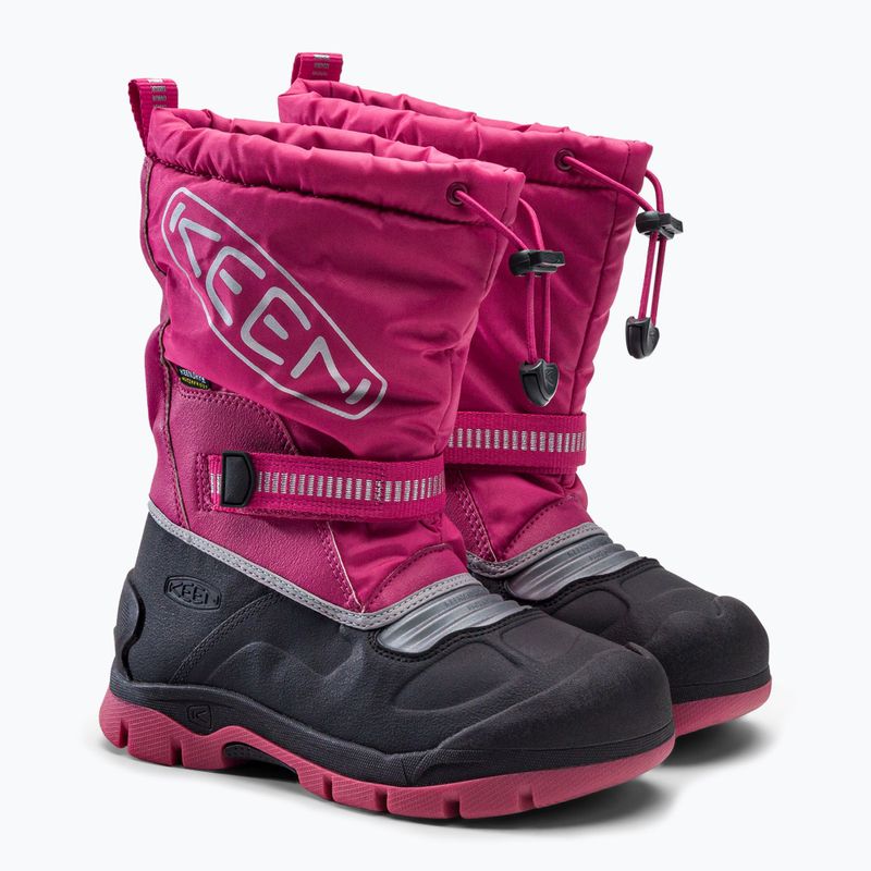 Черевики зимові дитячі KEEN Snow Troll рожеві 1026757 5