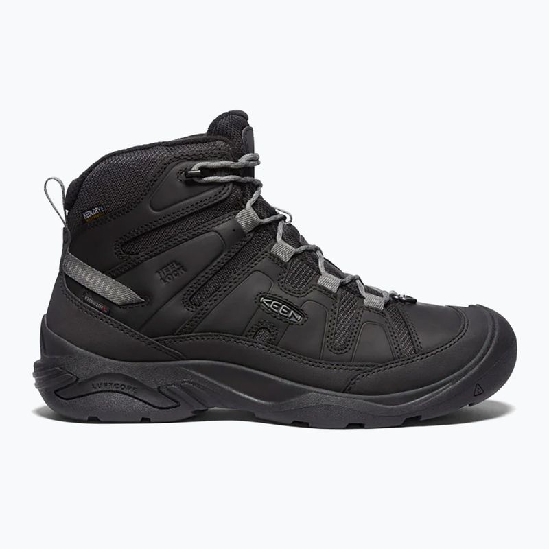 Черевики туристичні чоловічі KEEN Circadia Mid Polar black/steel grey 9
