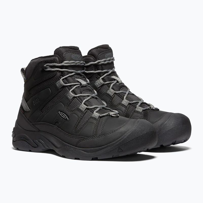 Черевики туристичні чоловічі KEEN Circadia Mid Polar black/steel grey 10
