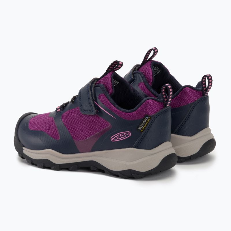 Кросівки туристичні дитячі KEEN Wanduro Low WP sky captain/charisma 3