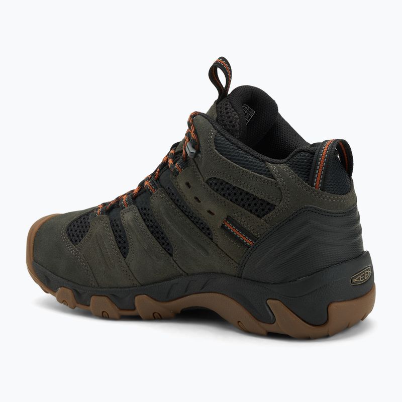 Черевики трекінгові чоловічі KEEN Headout Mid Waterproof black olive/fossil orange 3