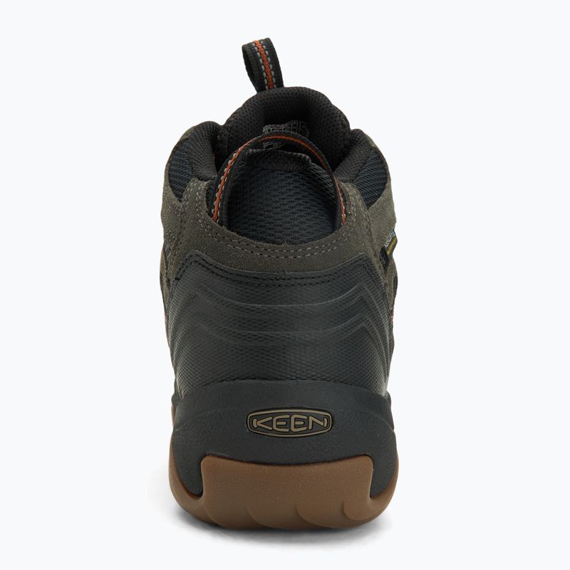 Черевики трекінгові чоловічі KEEN Headout Mid Waterproof black olive/fossil orange 6