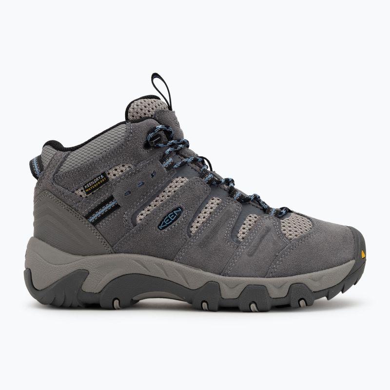 Черевики трекінгові жіночі KEEN Headout Mid Waterproof steel grey/blue heaven 2
