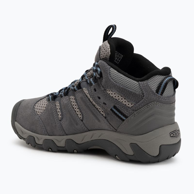 Черевики трекінгові жіночі KEEN Headout Mid Waterproof steel grey/blue heaven 3