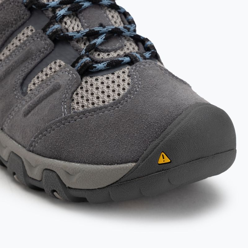 Черевики трекінгові жіночі KEEN Headout Mid Waterproof steel grey/blue heaven 7