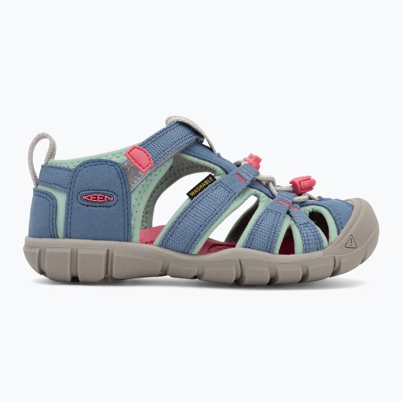 Дитячі сандалі KEEN Seacamp II CNX coronet сині/гарячо-рожеві 2