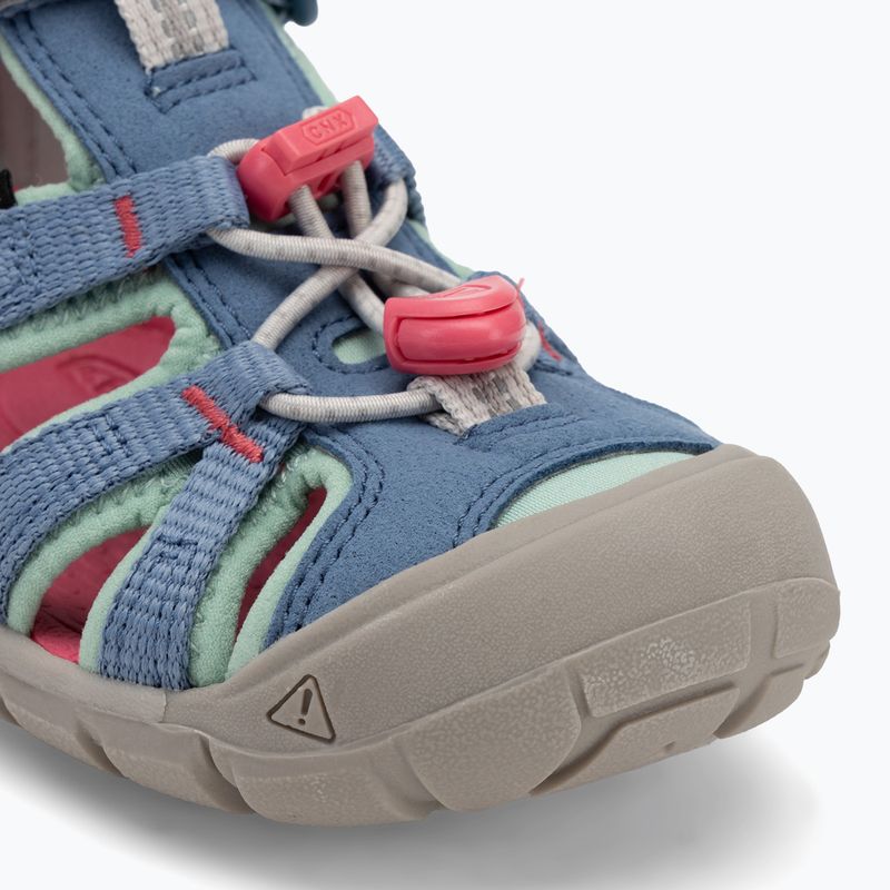 Дитячі сандалі KEEN Seacamp II CNX coronet сині/гарячо-рожеві 7