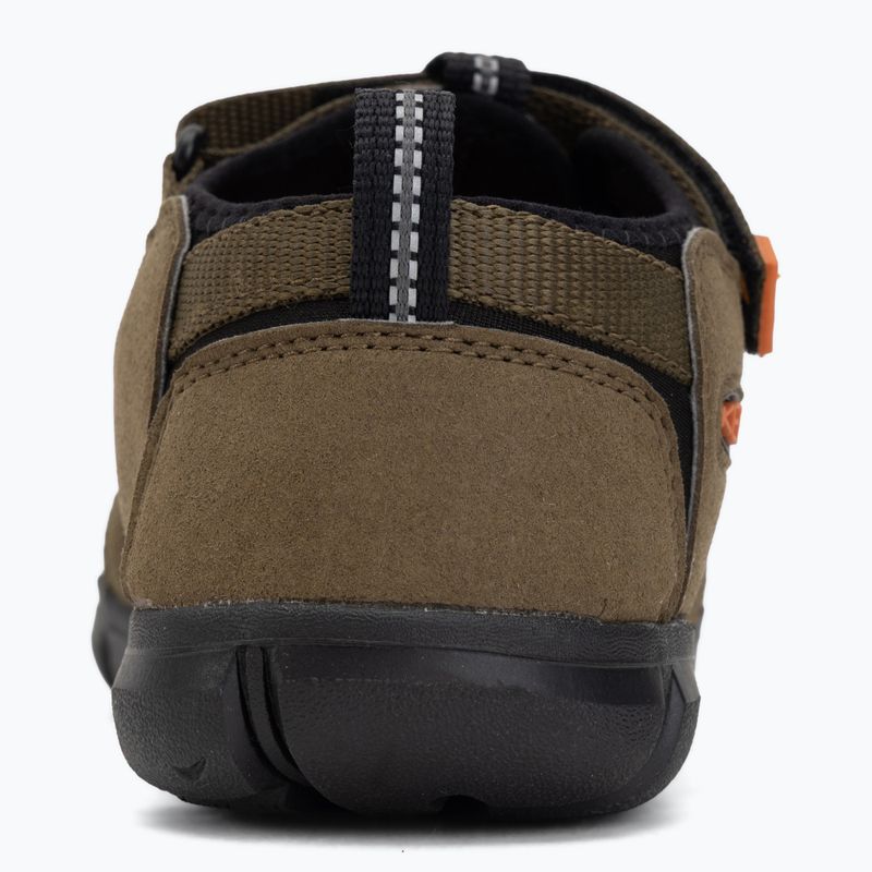 Сандалі підліткові KEEN Seacamp II CNX dark olive/gold flame 6