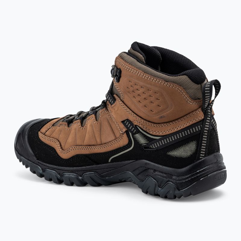 Чоловічі трекінгові черевики KEEN Targhee IV Mid Wp широкі бізон/брендл 3