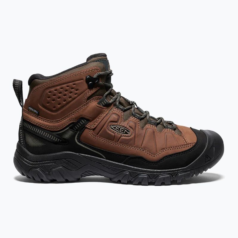 Чоловічі трекінгові черевики KEEN Targhee IV Mid Wp широкі бізон/брендл 8