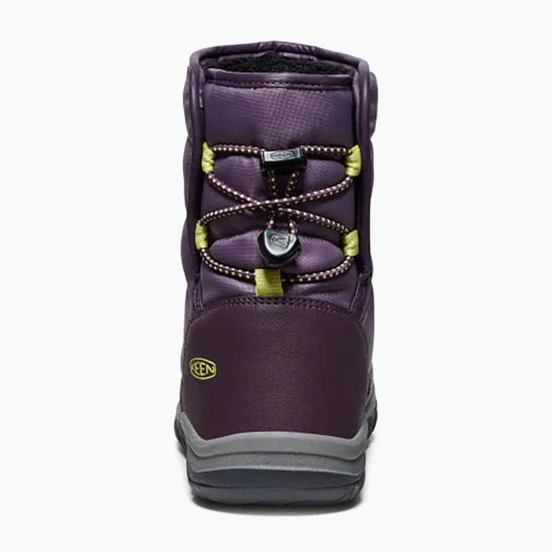 Черевики зимові дитячі KEEN Puffrider WP black plum/daiquiri green 11