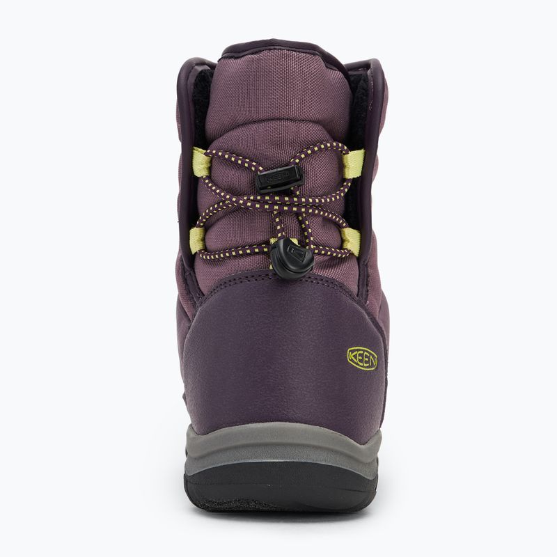 Черевики зимові дитячі KEEN Puffrider WP black plum/daiquiri green 6