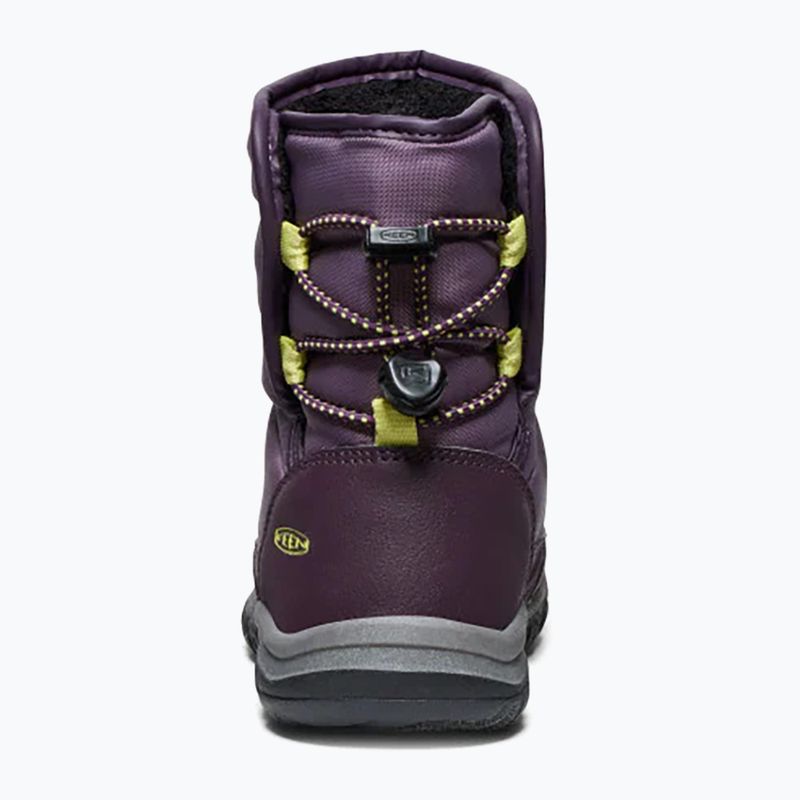 Черевики зимові дитячі KEEN Puffrider WP black plum/daiquiri green 4