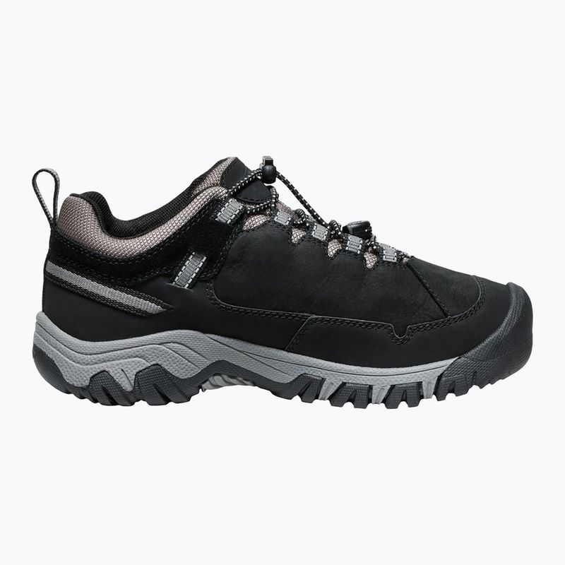 Черевики трекінгові дитячі KEEN Targhee IV Low Waterproof black/steel grey 3