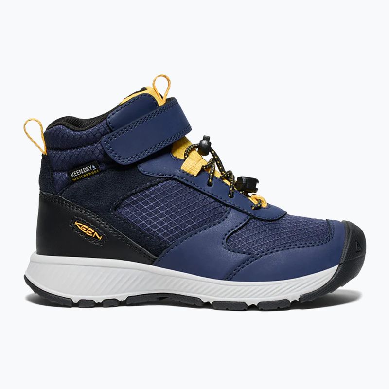 Черевики туристичні дитячі KEEN Skua Mid WP naval academy/yolk yellow