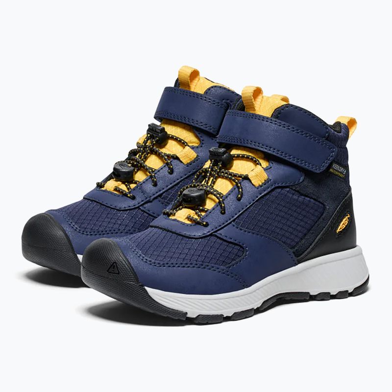 Черевики туристичні дитячі KEEN Skua Mid WP naval academy/yolk yellow 2