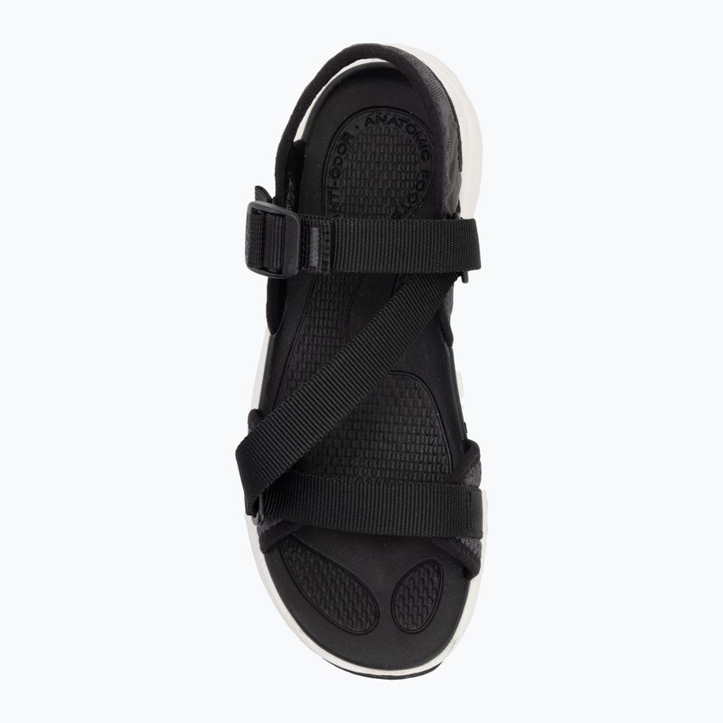 Жіночі босоніжки KEEN Leiki OT black/star white 5
