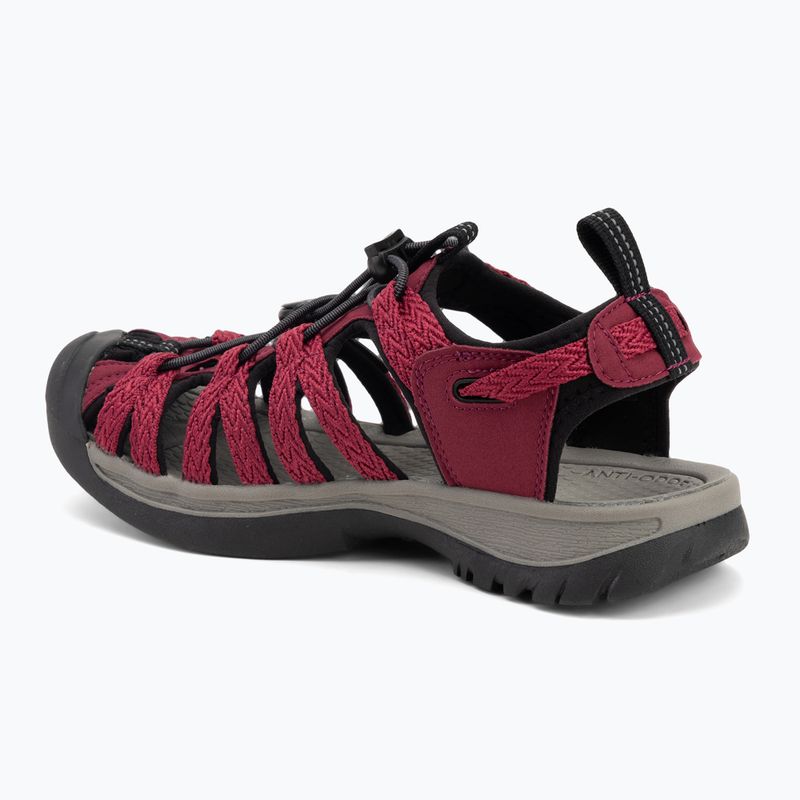 Сандалі жіночі KEEN Whisper beaujolais/ black 3