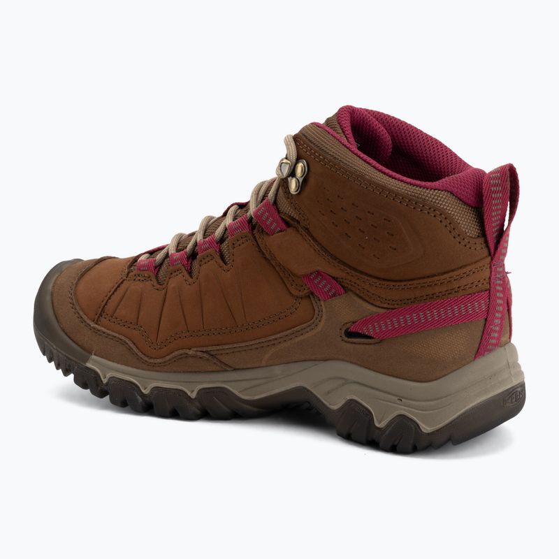 Взуття трекінгове жіноче KEEN Targhee IV Mid Wp bison/beaujolais 3