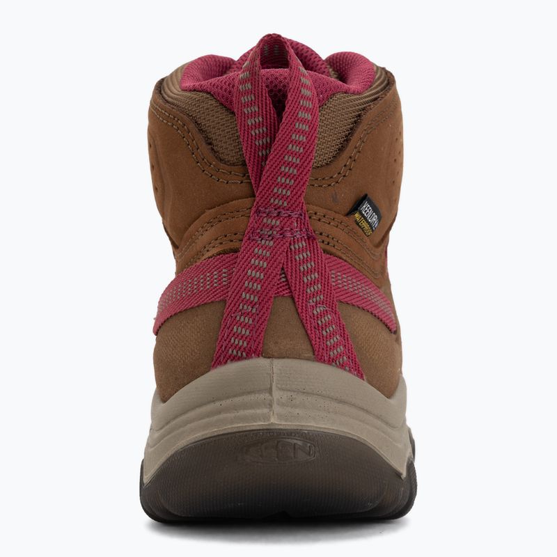 Взуття трекінгове жіноче KEEN Targhee IV Mid Wp bison/beaujolais 6