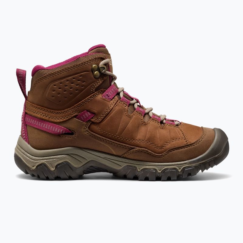 Взуття трекінгове жіноче KEEN Targhee IV Mid Wp bison/beaujolais 3