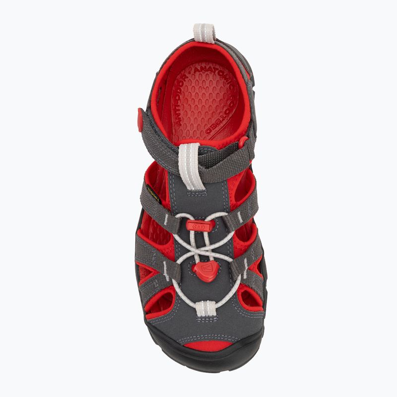 Сандалі підліткові KEEN Seacamp II CNX magnet/ red carpet 5