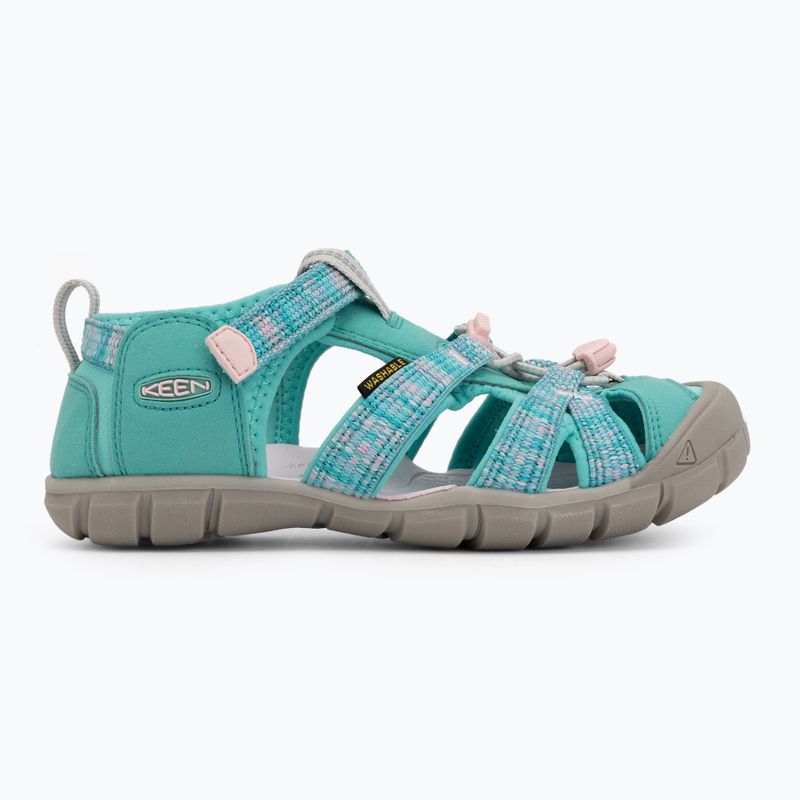 Сандалі підліткові KEEN Seacamp II CNX bright aqua/giggle pink 2