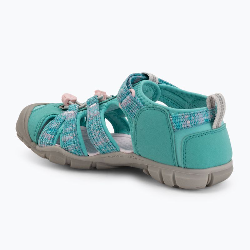 Сандалі підліткові KEEN Seacamp II CNX bright aqua/giggle pink 3