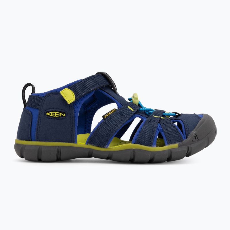 Сандалі підліткові KEEN Seacamp II CNX naval academy/chartreuse 2