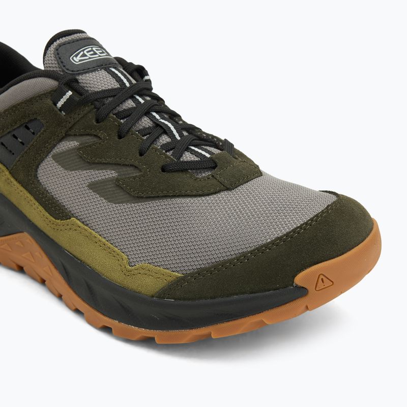 Кросівки трекінгові чоловічі KEEN Hightrail Waterproof Steel grey/forest night 7