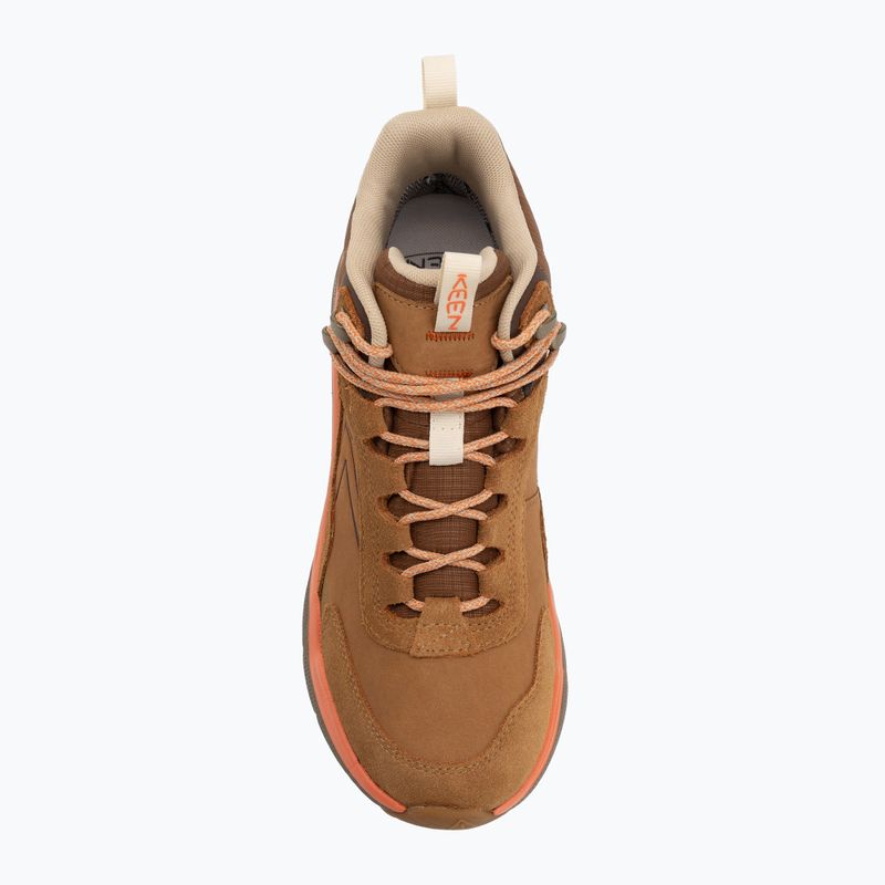 Кросівки трекінгові жіночі Keen Leiki Leather Mid Waterproof chipmunk/bison 5