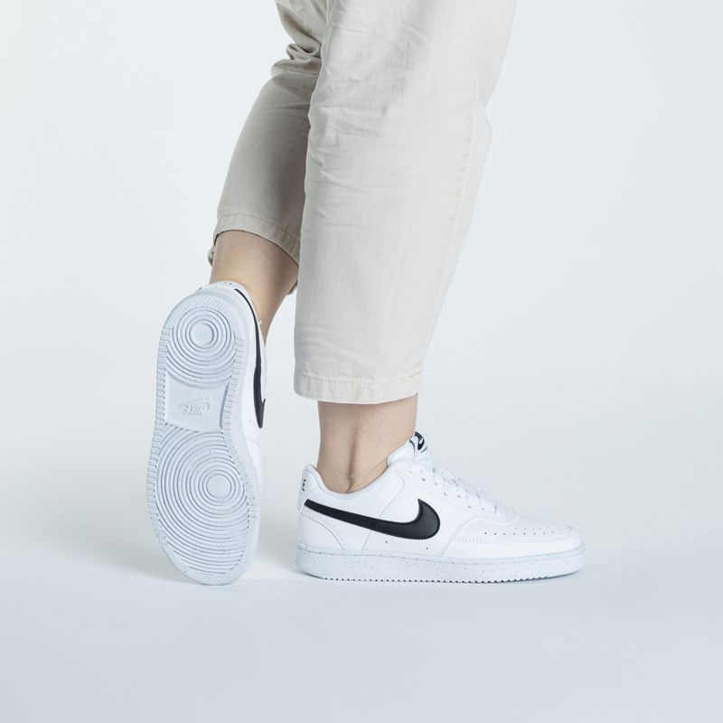 Кросівки жіночі Nike Court Vision Low Next Nature white//white/black 2