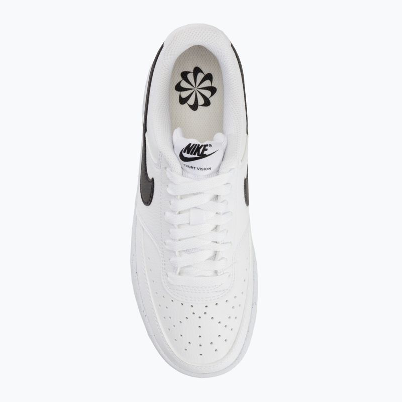 Кросівки жіночі Nike Court Vision Low Next Nature white//white/black 6