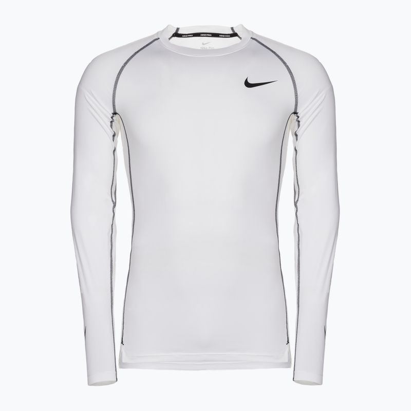 Лонгслів тренувальний чоловічий  Nike Pro Dry-Fit Tight Top білий DD1990-100
