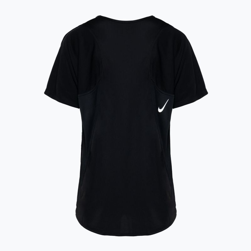 Жіноча бігова футболка Nike Dri-Fit Race чорна 2