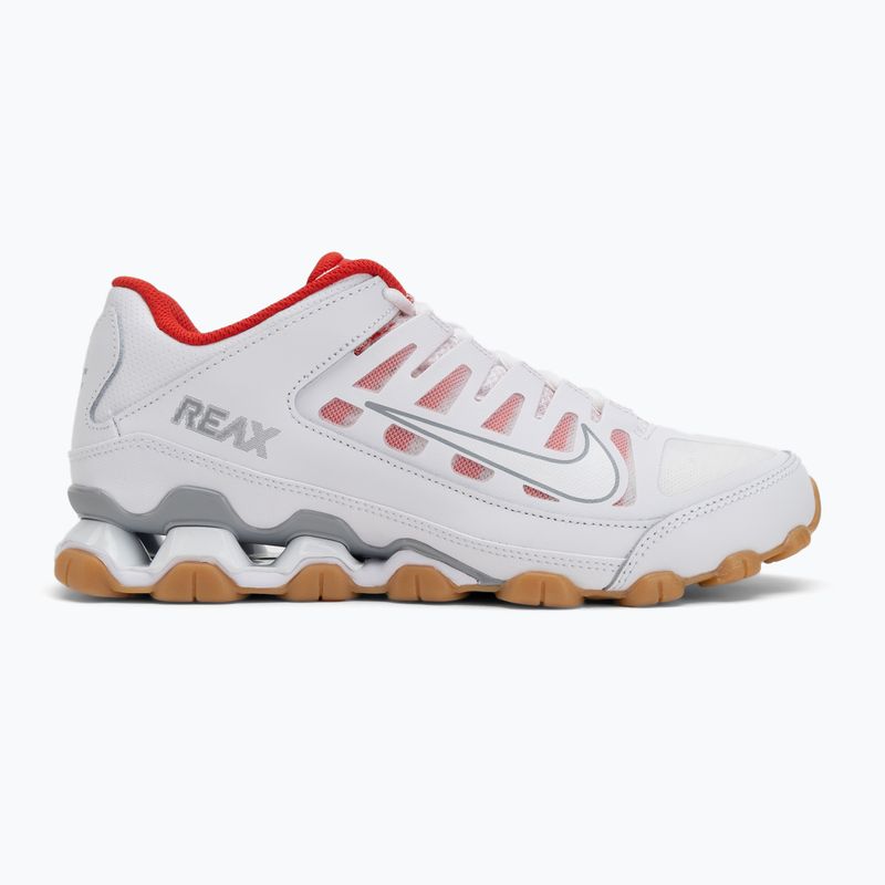 Кросівки для тренувань чоловічі Nike Reax 8 Tr Mesh white/white/wolf grey/chile red 2