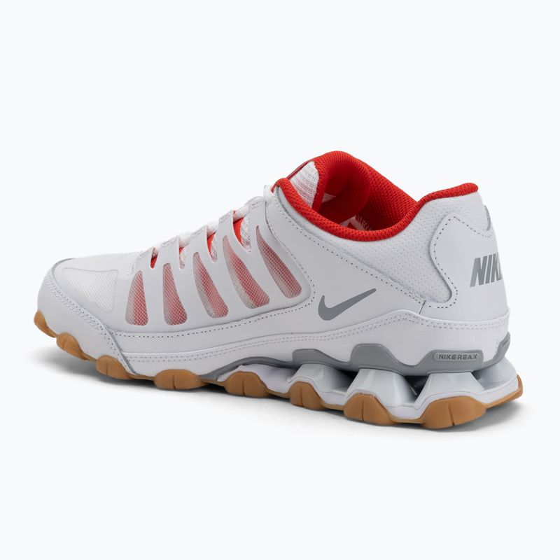 Кросівки для тренувань чоловічі Nike Reax 8 Tr Mesh white/white/wolf grey/chile red 3