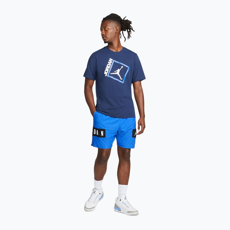 Футболка чоловіча Jordan Jumpman Box midnight navy/white 2
