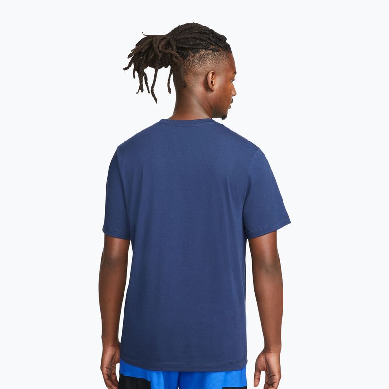 Футболка чоловіча Jordan Jumpman Box midnight navy/white 3
