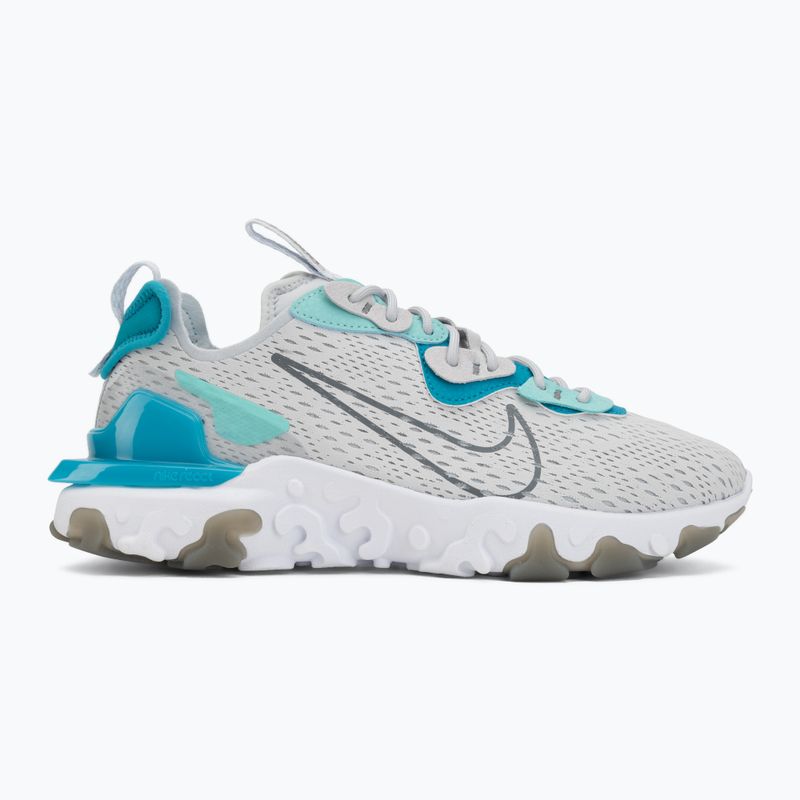 Взуття чоловіче Nike React Vision pure platinum/aquamarine/smoke grey 2