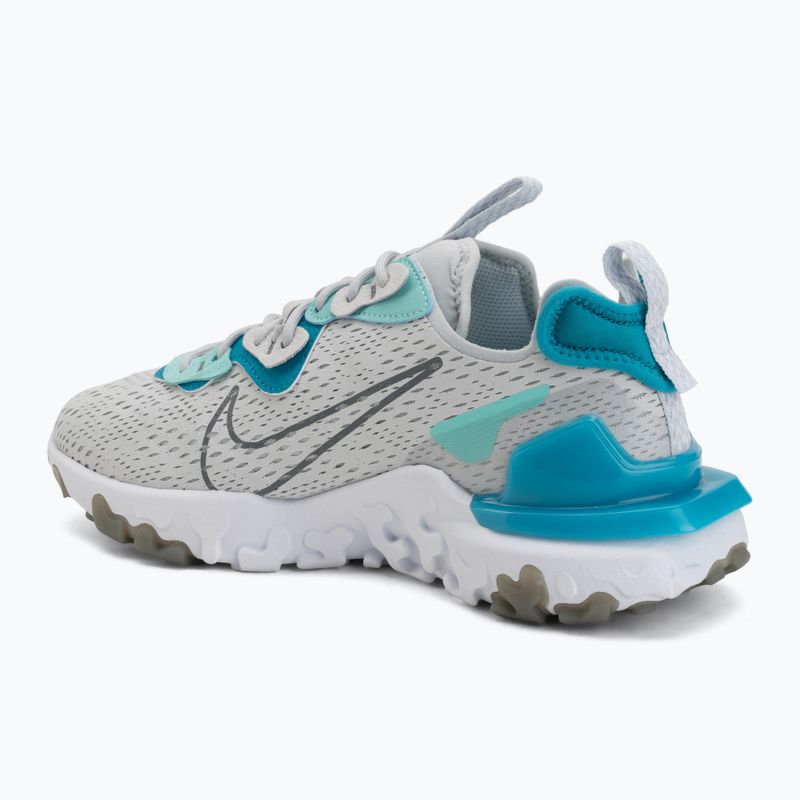 Взуття чоловіче Nike React Vision pure platinum/aquamarine/smoke grey 3