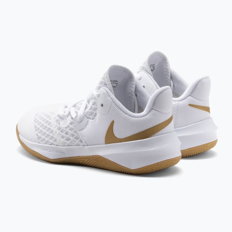Взуття для волейболу Nike Zoom Hyperspeed Court SE білий/золотий 3