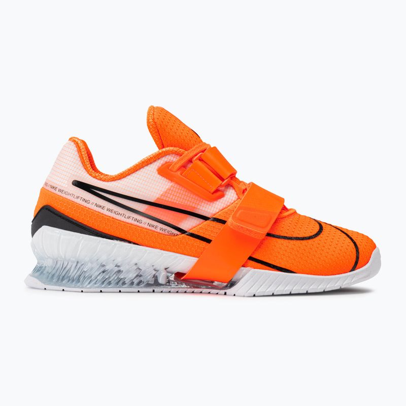 Кросівки для важкої атлетики Nike Romaleos 4 orange/black/white 2