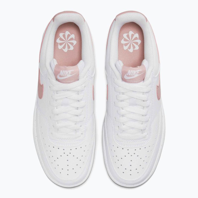 Кросівки жіночі Nike Court Vision Low Next Nature white/pink oxford 5