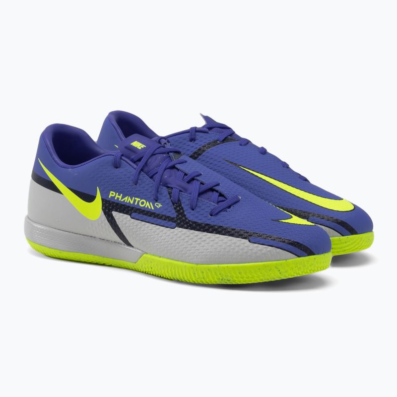 Футбольні бутси чоловічі Nike Phantom GT2 Academy IC сині DC0765-570 5