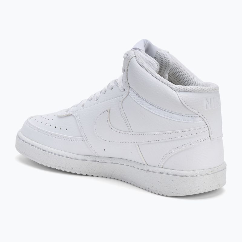 Кросівки чоловічі Nike Court Vision Mid Next Nature white/white/white 3